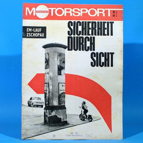 DDR Illustrierter Motorsport IMS 11/1968 Audi 60 Wankelmotor Autozubehör MZ D