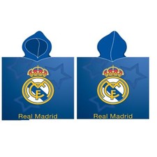Real Madrid Poncho - Kids Soft Microfibre Swim Poncho 55x110cm