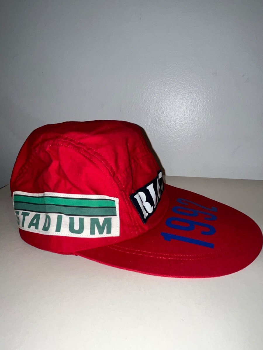 Polo Ralph Lauren 1992 stadium hat Red S/M Retro New With Polo Ralph Lauren 1992 stadium hat Red S/M Retro New With