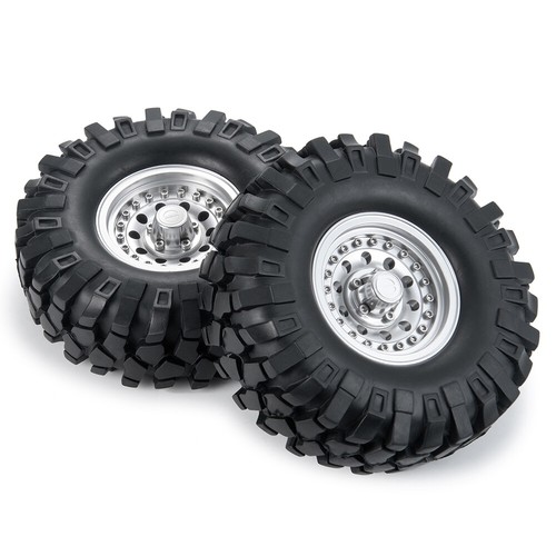 4PC 1.9'' Metal Alloy Beadlock Wheel Rims Hubs + 108mm Tires for 1/10 RC Crawler - Picture 6 of 98