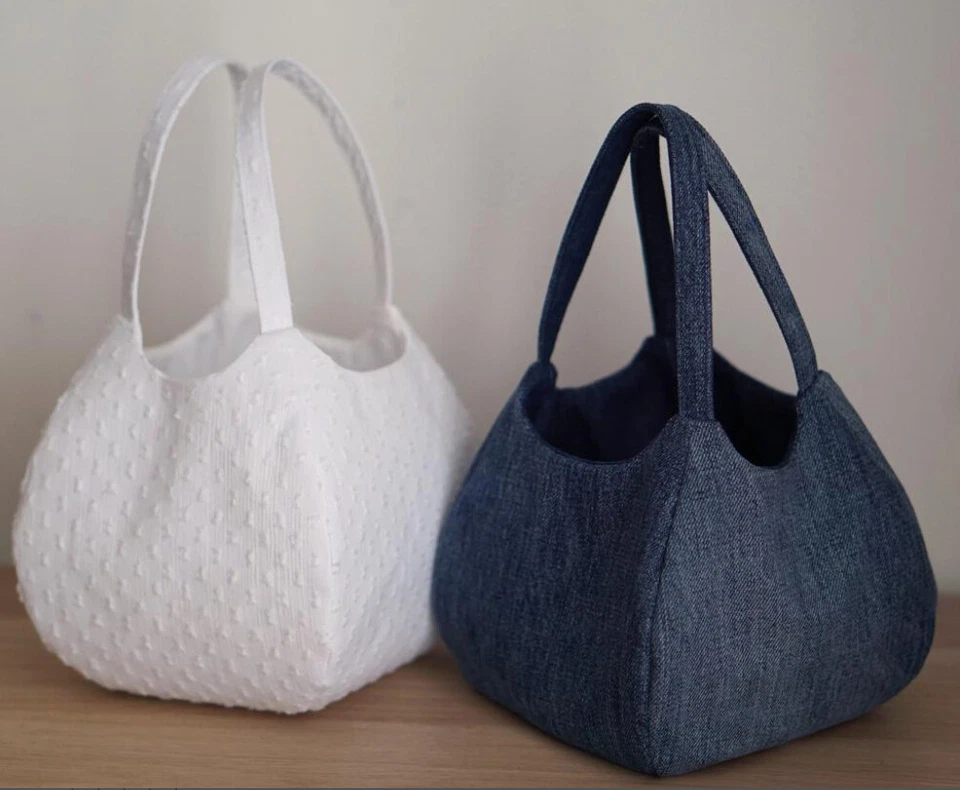 Paper Sewing Patterns and tutorials for Balloon Bag Round Puffy Handbag - Image 3 of 4