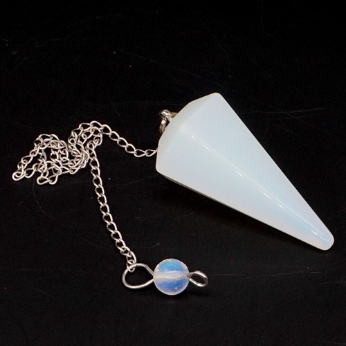 Mix Natural Gemstone Bonded Pendulum Point Pendant Healing Crystal Dowsing Tool - Picture 18 of 79