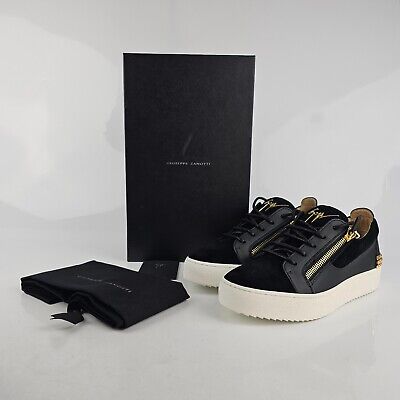 Giuseppe Zanotti May London Black Low Top Sneakers New Size Giuseppe Zanotti May London Black Low Top Sneakers New Size