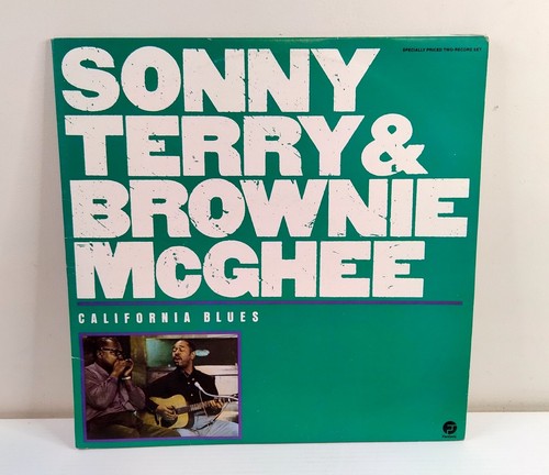 Sonny Terry & Brownie McGhee - CALIFORNIA BLUES - 2 LP Vinyl Record 1981 VGC - Picture 2 of 12