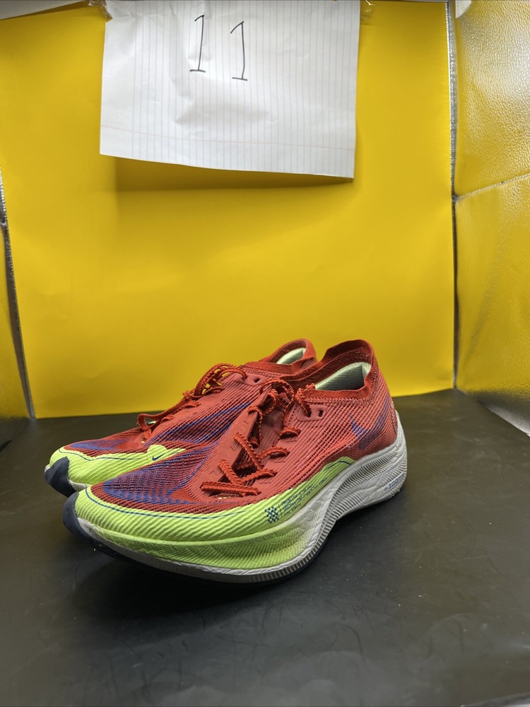 Men's Nike ZoomX Vaporfly Next% 2 Size 6 Red Clay/Game Royal DX3371-600 Running Shoes