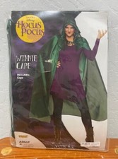 Hocus Pocus Winnie Cape Adult One-Size Fits Most - New In Package