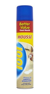 1001 mousse carpet & upholstery cleaner
