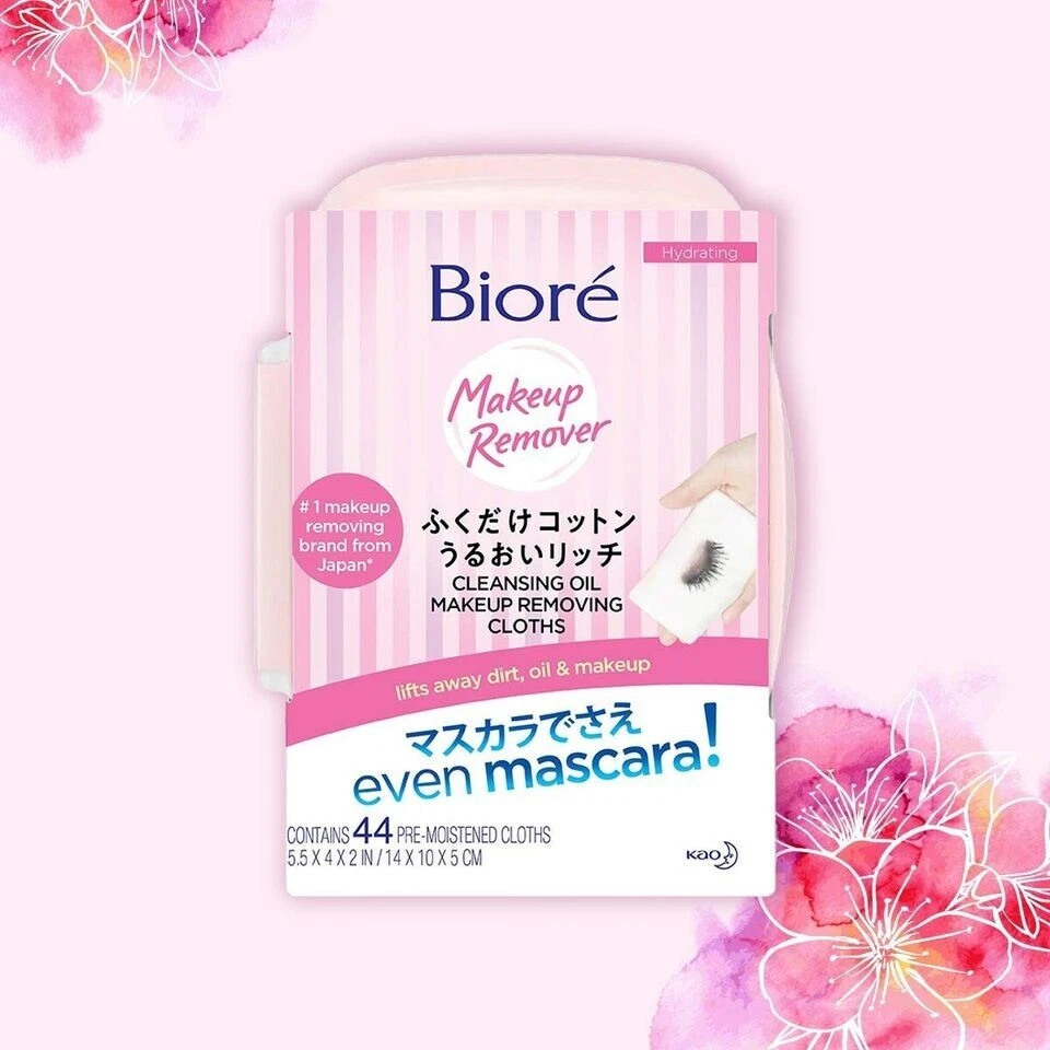 6 件 Bioré 美容油卸妆布 44 件顶级日本卸妆液 — 第 2/3 张图片
