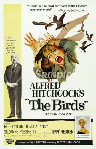 TB02 VINTAGE THE BIRDS MOVIE POSTER A3 PRINT - Picture 1 of 1