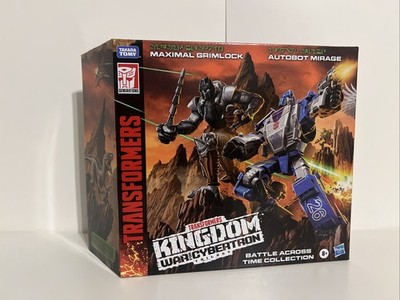 TRANSFORMERS Mirage Autobot & Grimlock Maximal - KINGDOM WFC Battle Across Time