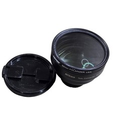 Nikon TC-E2 2x Tele Converter Lens Black with Tiffen 62mm Polarizer Tested