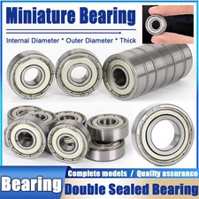 Miniature Deep Groove Ball Bearing Small Bearings 2/3/4/5/6/7/8/9mm Inner Dia.