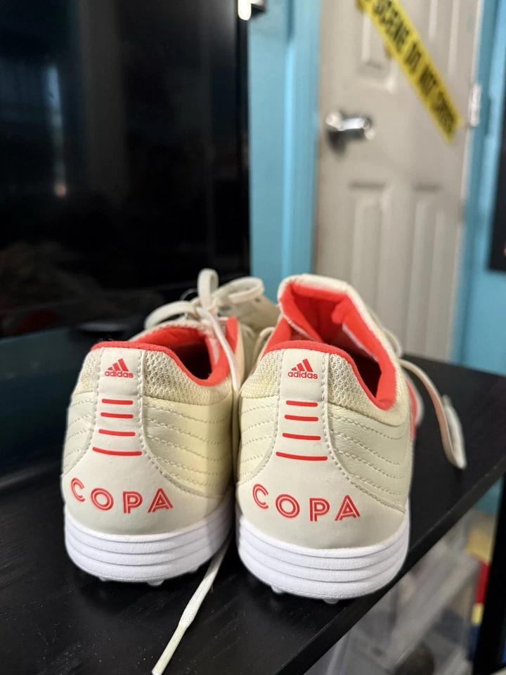 New COPA 19.3 TURF FOOTBALL BOOT (White / Solar Red / Cloud White) Size 6 - Image 3 of 4