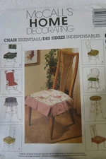 NEW MCCALLS PATTERN 3896 CHAIR ESSENTIAL HOME DECOR UNCUT 