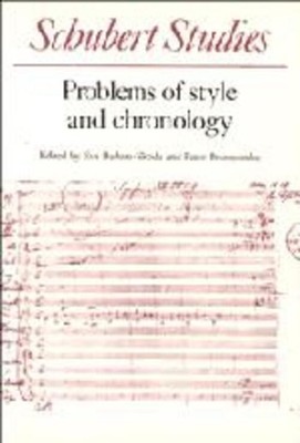 Schubert Studies | Eva Badura-Skoda (u. a.) | Problems of Style and Chronology
