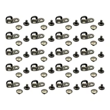 20 Pcs. Metal Anti- Buckle Rivets Clips Cord Stoppers For