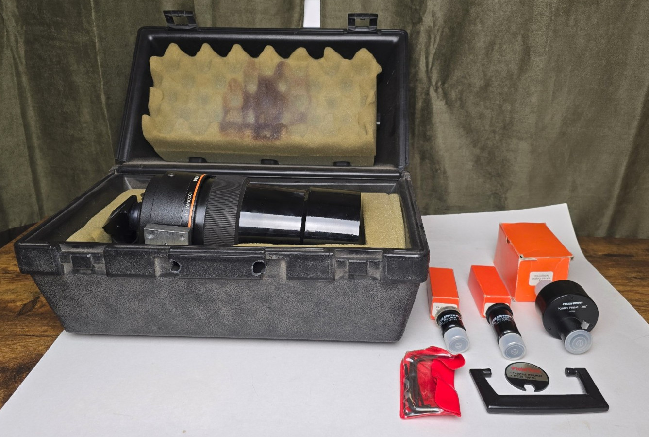 Celestron C90 Mirror Lens 1000mm f/11 Spotting scope USA w/C