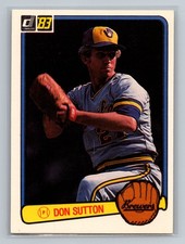 1983 Donruss #531a Don Sutton : Green border