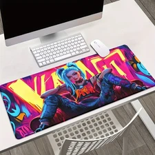 40*90cm1pc Graffiti-Style Character Image XXL Gaming Mouse Pad & Desk Mat - HD P