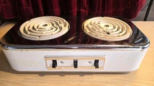 Vintage Kenmore Sears Roebuck & Co. Electric Hot Plate Double Burner. Model 135.