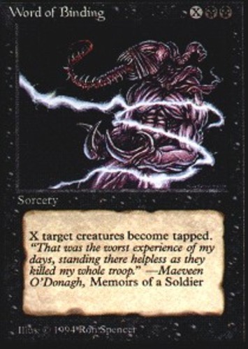Word of Binding - The Dark # MTG Magic The Gathering - Picture 1 of 1