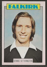 A&BC-FOOTBALL 1973 SCOTTISH (RED BACK)-#167- FALKIRK - DENNIS SETTERINGTON 