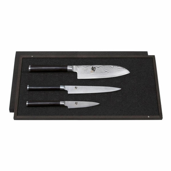 Kai Shun Classic Messer-Set 3-Tlg. Officemesser Allzweckmesser Santoku Messer-image