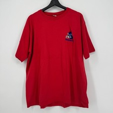 Vintage Russell Mens XL Red New York Giants NFL Football T Shirt Made in USA