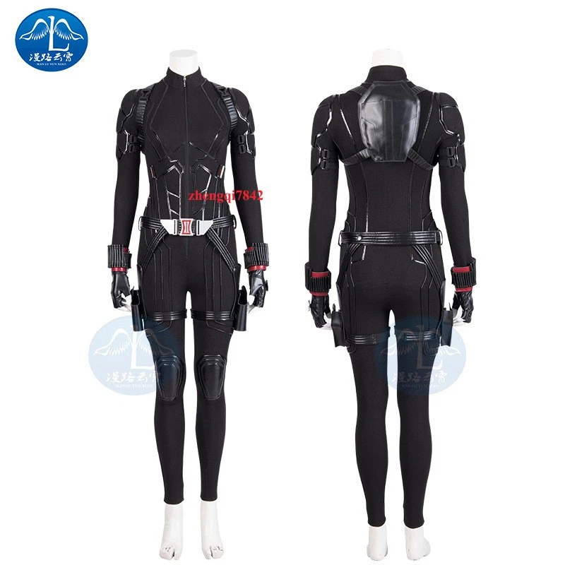Черная вдова косплей полный комплект комбинезон костюм реквизит супергероя Хэллоуин костюмы - Изображение 4 из 4