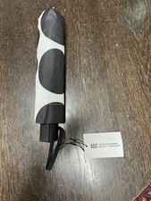 Yayoi Kusama Collaboration Folding Umbrella Black Polka Dot Motif Sunny Rainy