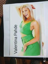 VALENTINA PAHDE : SCHÖNES GROSSFOTO....20 x 30 CM..GLAMOUR ... UNBEKANNT .#3
