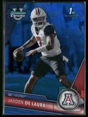 2023 Bowman University Chrome Sapphire Edition #30 Jayden De laura