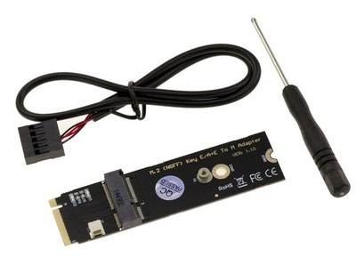 M2 E Key Or E+A Key To M.2 M Key Or B+M Adapter - WiFi, Bluetooth