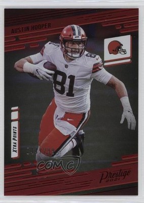 2021 Panini Prestige Xtra Points Premium Red /299 Austin Hooper #121 0q3