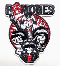   RAMONES PUNK ROCK BAND MUSIC BATTLE VEST JACKET EMBROIDERED IRON ON PATCH
