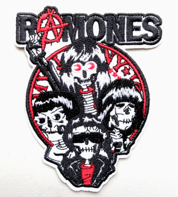 RAMONES PUNK ROCK BAND MUSIC BATTLE VEST JACKET EMBROIDERED IRON ON PATCH