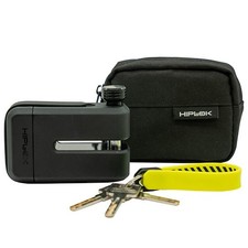 Hiplok MD1000 Anti grinder Motorcycle Disc Lock Security - Black + Carry Case