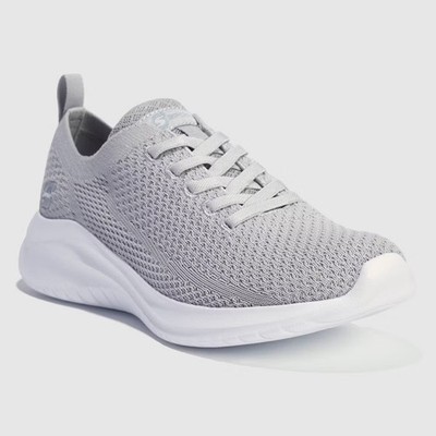 S Sport by Skechers Women's Knitted Training Shoes Sneakers Memory Foam Gray