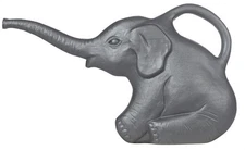 Living Accents 63182 Grey Resin Elephant Watering Can 2 qt.