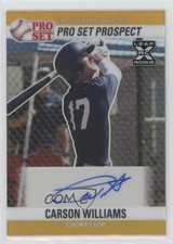 2021 Leaf Pro Set Metal 1990 Base Gold Rainbow 5/5 Carson Williams Auto 2d9