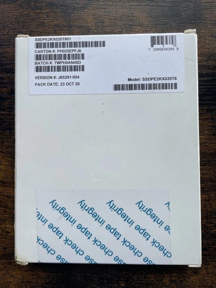 New Sealed Enterprise SSD – Model SD8TBZX02X00178 – 2TB Datacenter Drive - Image 3 of 4