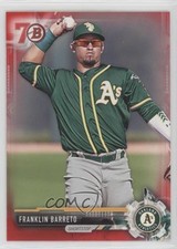 2017 Bowman Prospects Red 70th Anniversary Franklin Barreto #BP115 mp7