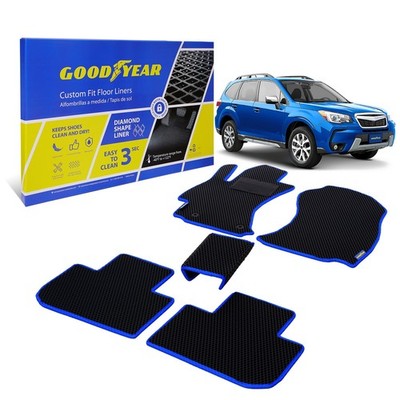WaterTrap Floor Mats All Weather Liners for 2014-2018 Subaru Forester