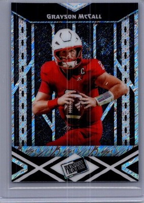 Grayson McCall 2024 Leaf Football 1/1 Pre Production Proof