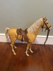 Louis Marx Toys Vintage Johnny West 13.5” Palomino Thunderbolt Horse 1960s