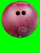 Beautiful Burgundy Red Hammer Fab Faball 16Lb Urethane Drilled Bowling Ball.