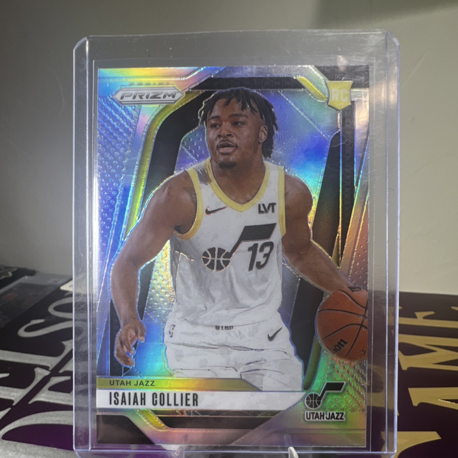 2024-25 Panini Prizm Isaiah Collier Rookie Prizm #227 Utah Jazz Basketball