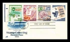 Dr Jim Stamps Stamp Collecting 4V Booklet Pain 1986 Artcraft First Day Cover