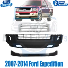 Front Bumper Cover & Upper Grille / Upper Cover For 2007-2014 Ford Expedition