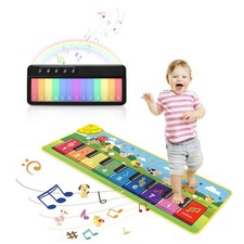 FOKI Toddler Music Toys Set, Multicolor Piano Mat  Mini Keyboard, 8 Animal ...